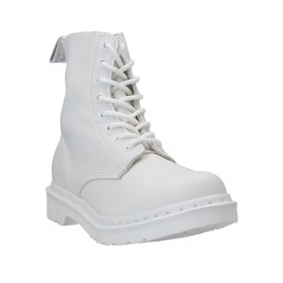 Dr. Martens Shoes - NIB Dr. Martens 1460 Nappa Leather 8-Eye Boot Pascal mono optical white size 8